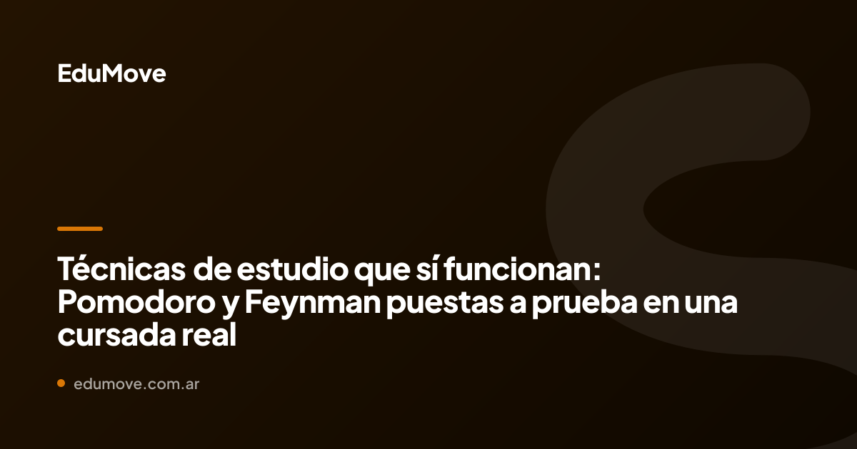 técnicas de estudio