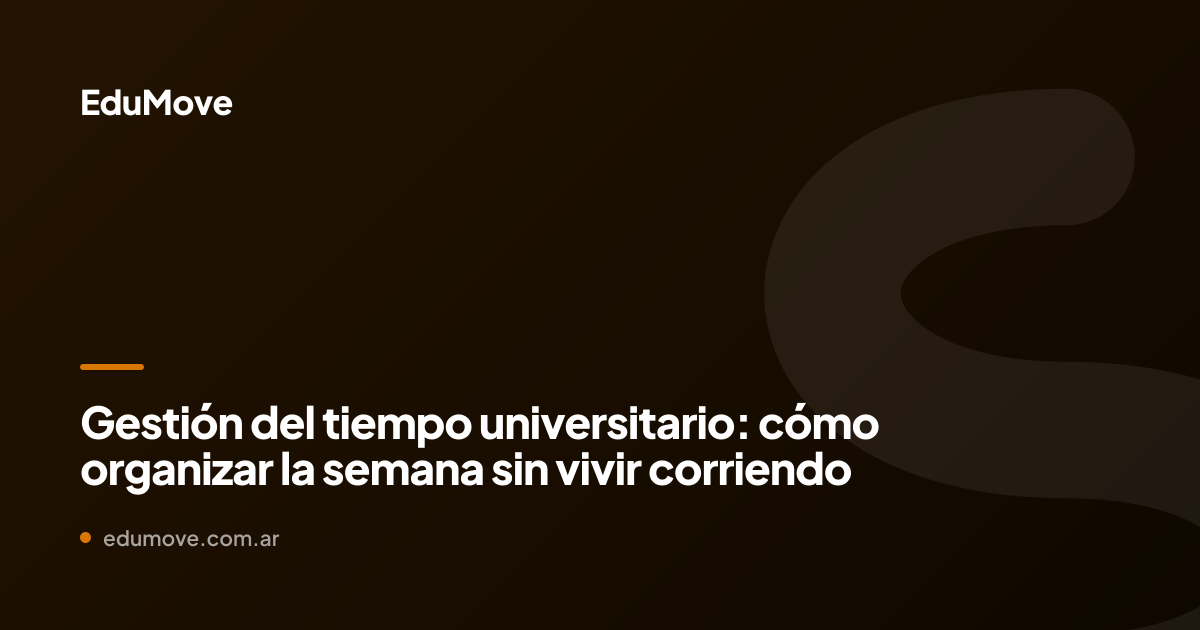 gestión del tiempo