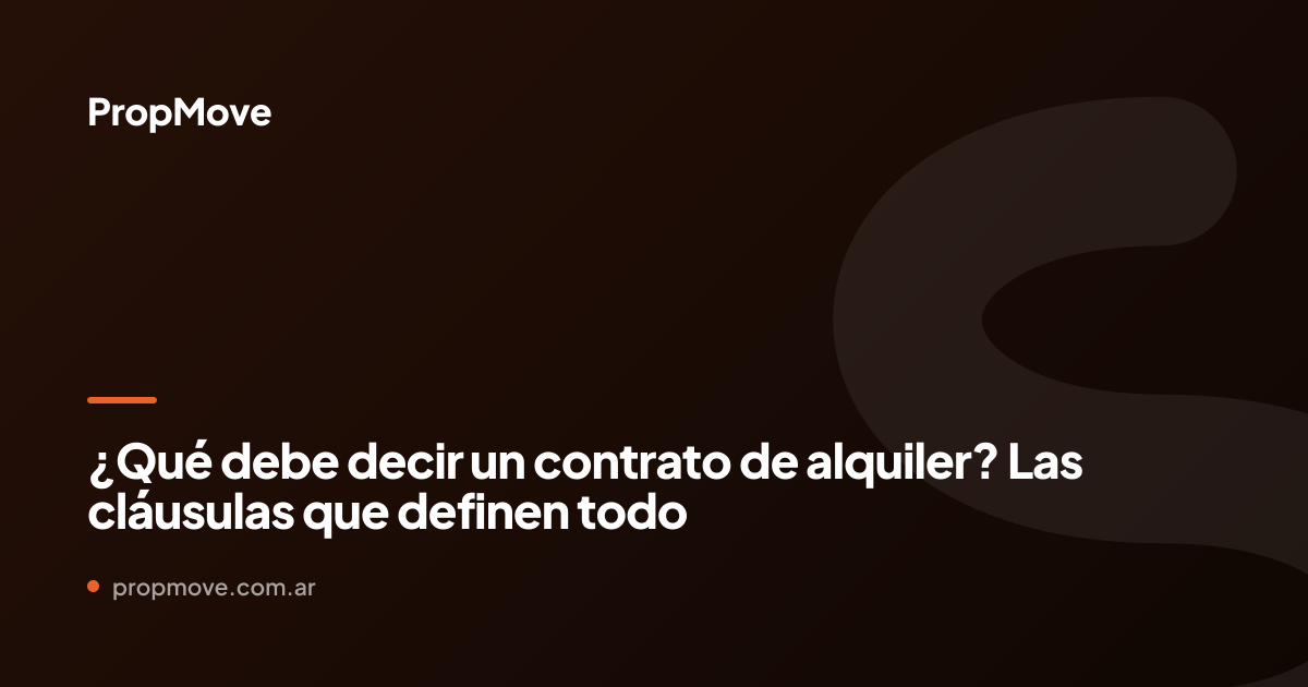 contrato de alquiler