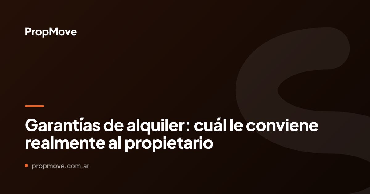 garantía de alquiler