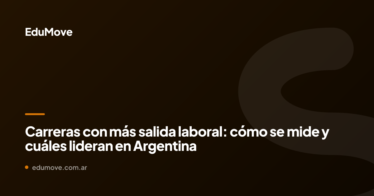 salida laboral