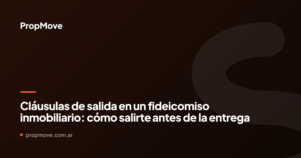 fideicomiso inmobiliario