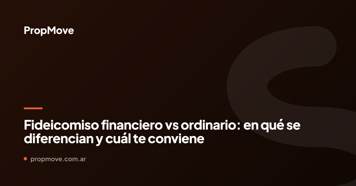 fideicomiso financiero