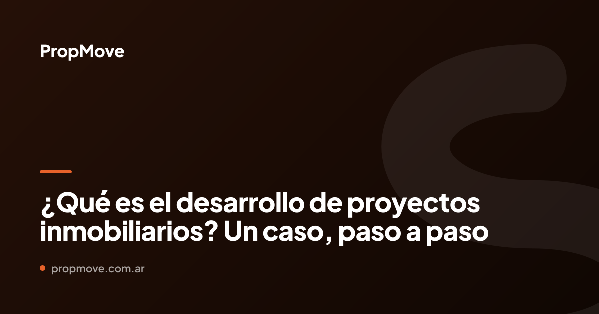 desarrollo inmobiliario