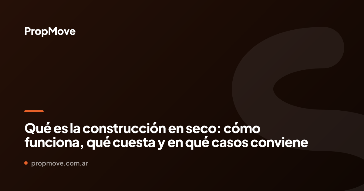 construcción en seco