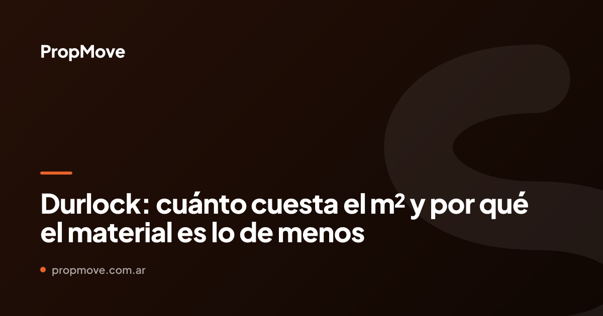 durlock precio m2