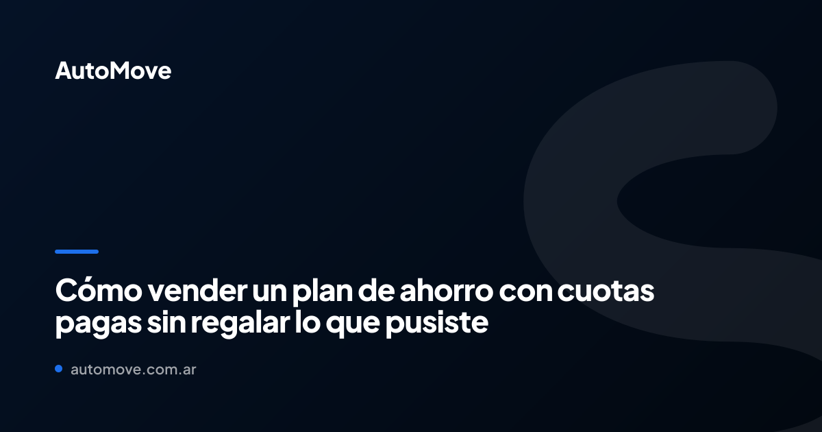 plan de ahorro