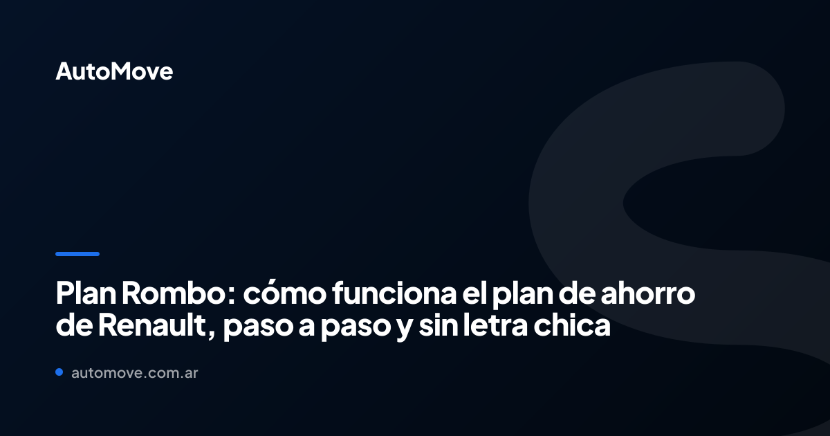 plan rombo