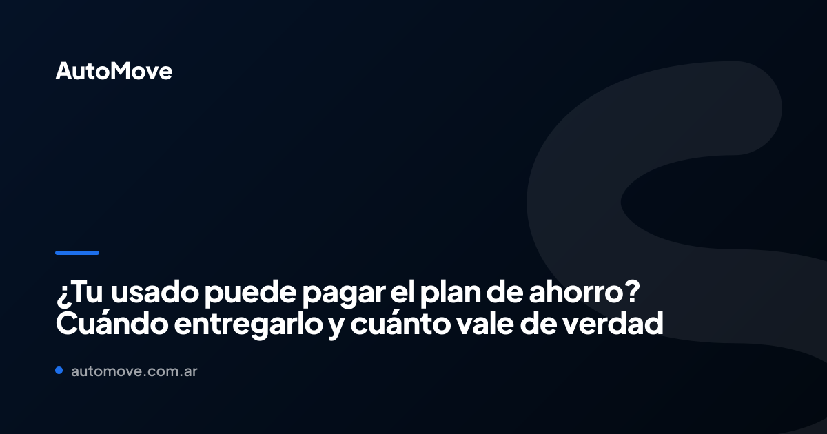 plan de ahorro