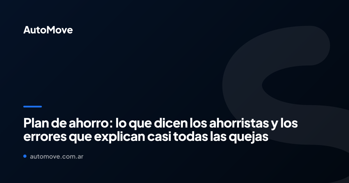 plan de ahorro