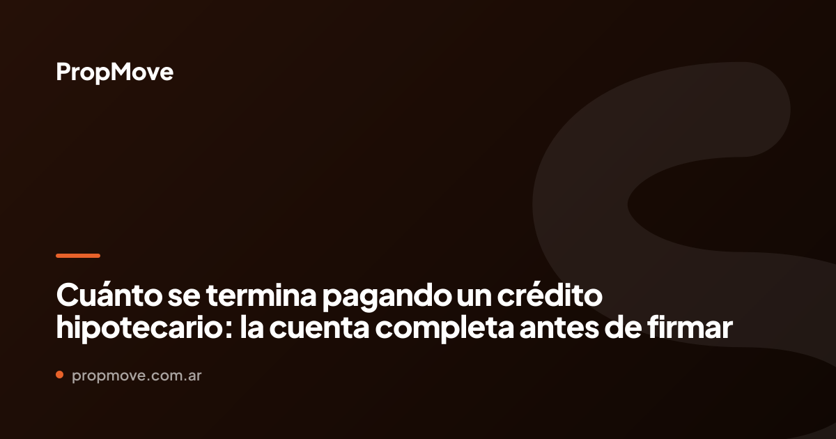 crédito hipotecario